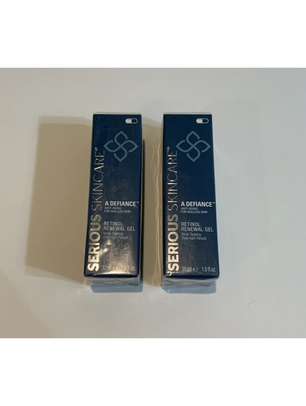 Lot Of 2-Serious Skincare A Defiance Retinol Renewal Gel 1 oz 30ml New Sealed